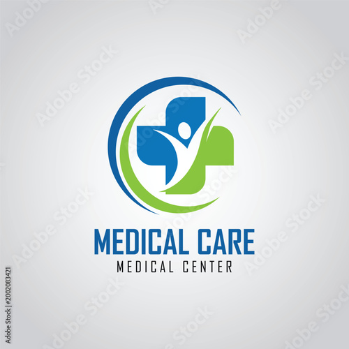 medical center logo vector design
