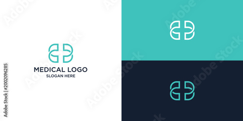 Circular Letter C Medical Logo Health Icon Vector Logo Design