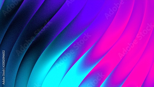 Vibrant neon gradient wave stripes background with cyan, blue and magenta light flowing diagonally, ideal abstract motion backdrop for tech promos, club visuals and screen savers