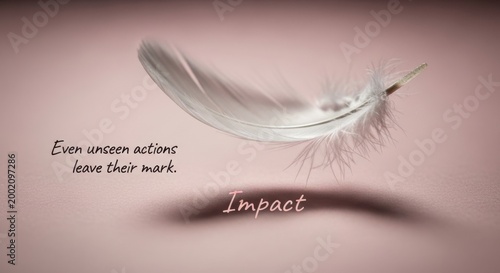 Feather on Dusty Rose Background, Gigapixel v2 6x