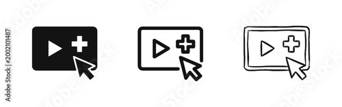 Add Video Playlist and Media Player Icons
