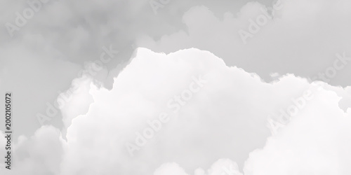 Tablou pe pânză Thick white smoke clouds obscuring transparent background in artistic formation