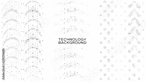 abstract dotted pattern background with scattered gray specks and halftone effect