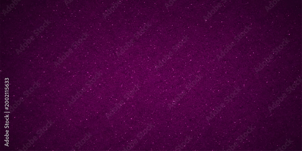 Fototapeta premium Abstract purple grunge sky background with stars featuring a textured dark violet paper pattern and pink light universe design for an artistic space wallpaper backdrop