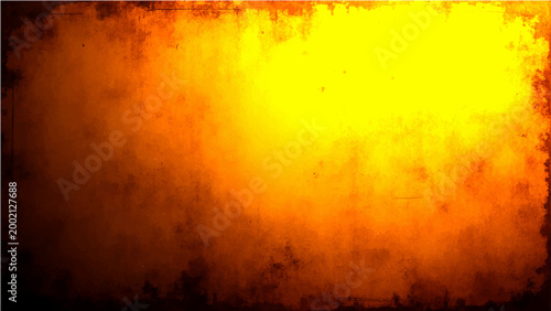 Fotografie Vector Abstract grunge design rich golden hues create effect dynamic energy evoke visual impact