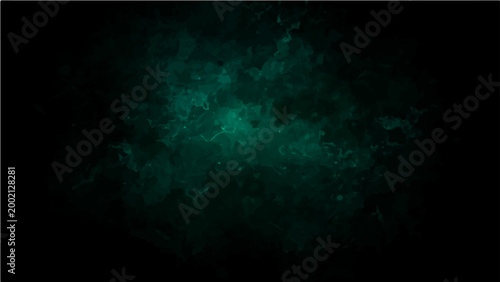 Vector Abstract ethereal emerald vortex of swirling smoke or nebulous cosmic matter, creating enigmatic and captivating visual.