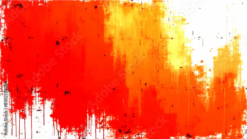 Vector Abstract expressionist artwork showcases blend fiery hues, evoking energy and raw emotion, suggesting motion and vibrant creative inspiration.