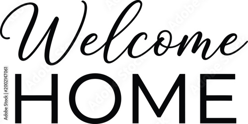 Принти на полотні A professional vector graphic illustration featuring elegant calligraphy and mod