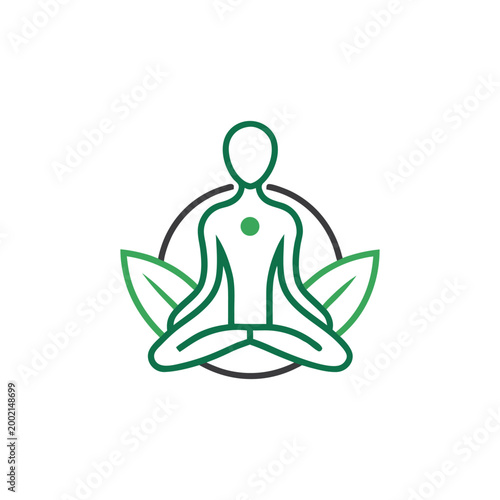 Wellness Body Outline Vector Icon