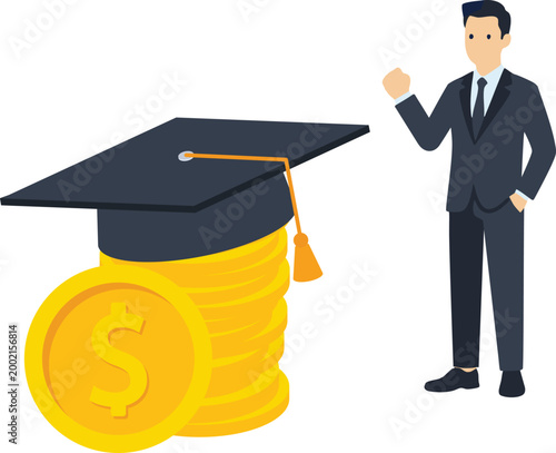 saving money for education icon isolated

