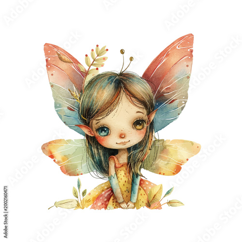 fairy hand drawn illustration