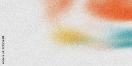 Foto Vibrant colorful abstract art piece with orange, yellow, and blue hues blended t