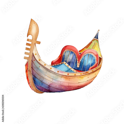 gondola hand drawn illustration