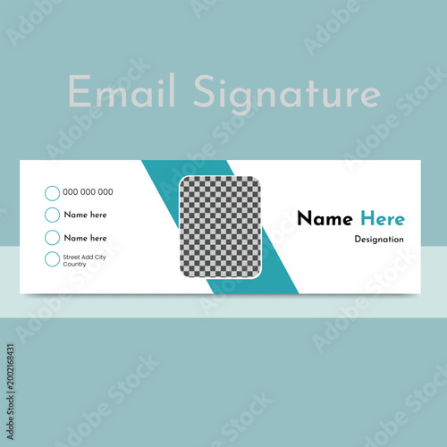 Eye catchy Email Signature design