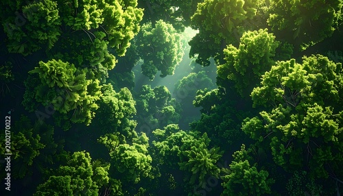 Lush forest canopy view (4)
