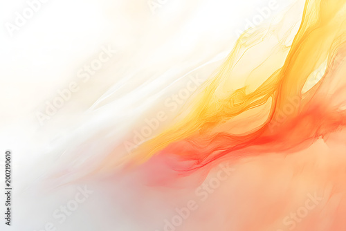 a blurred, gentle gradient from white to orange and red