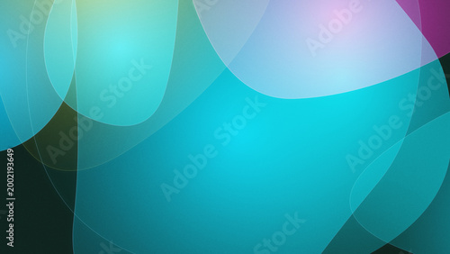 Abstract Blue Neon gradient background texture, grainy with minimalist organic glowing fluid forms.