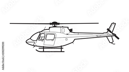 helicopter in flight