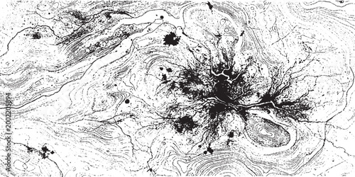 Abstract black ink blot background with organic textures organic texture ink splatter paint splatter grunge texture distressed background messy background graphic design modern background