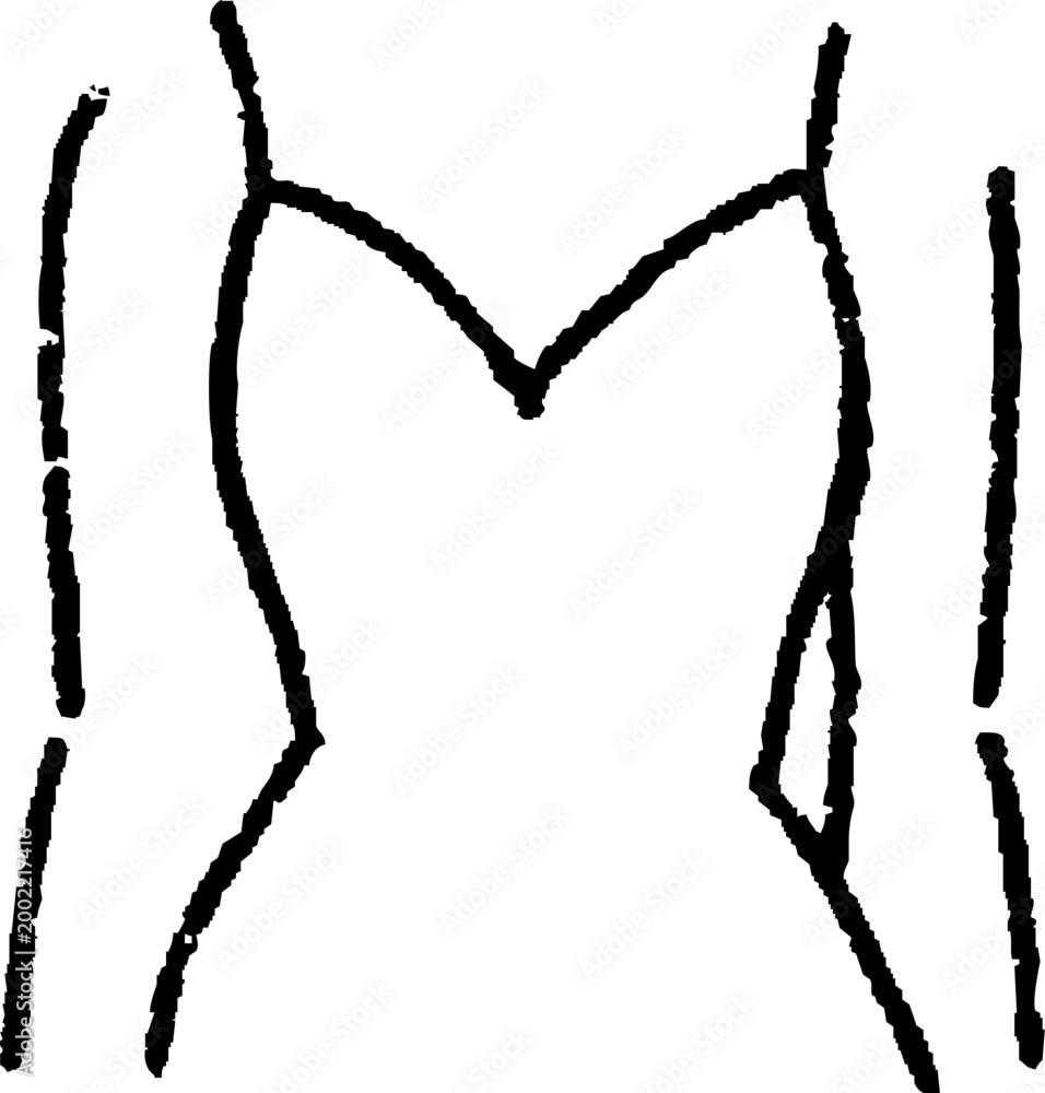 Fototapeta premium Sweetheart Neckline Wedding Dress SVG