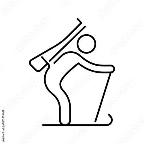 Foto Biathlon athlete icon