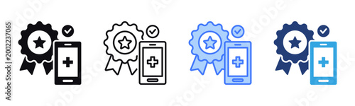 Quality Control icon sheet multiple style collection