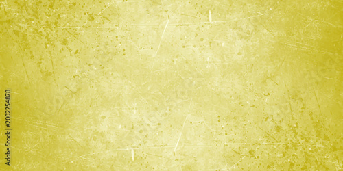 Yellow grunge concrete texture background with distressed weathered stone surface and vintage industrial paper effect