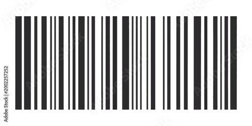 Barcode icon set, bar code black symbols, barcode scan graphics, product identification elements, retail and inventory management icons, digital scanning technology signs,