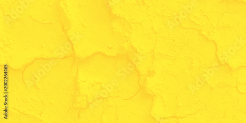 Vibrant yellow textured background with abstract stucco plaster effect and bright sunny matte finish for creative design