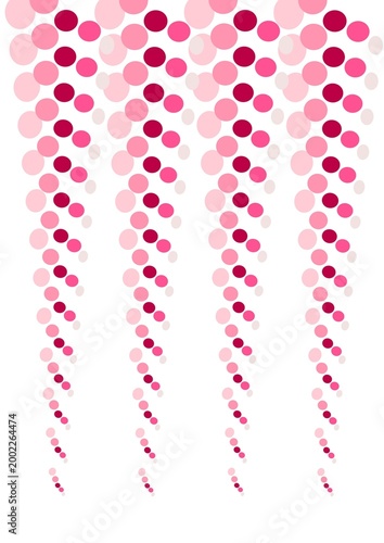 set of pink ribbon
