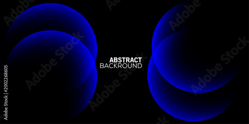 Dynamic blue abstract background modern digital art with flowing shapes