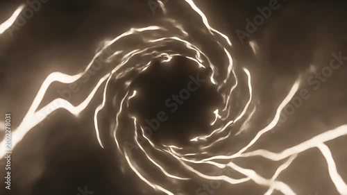 Swirling Vortex of Light and Energy.