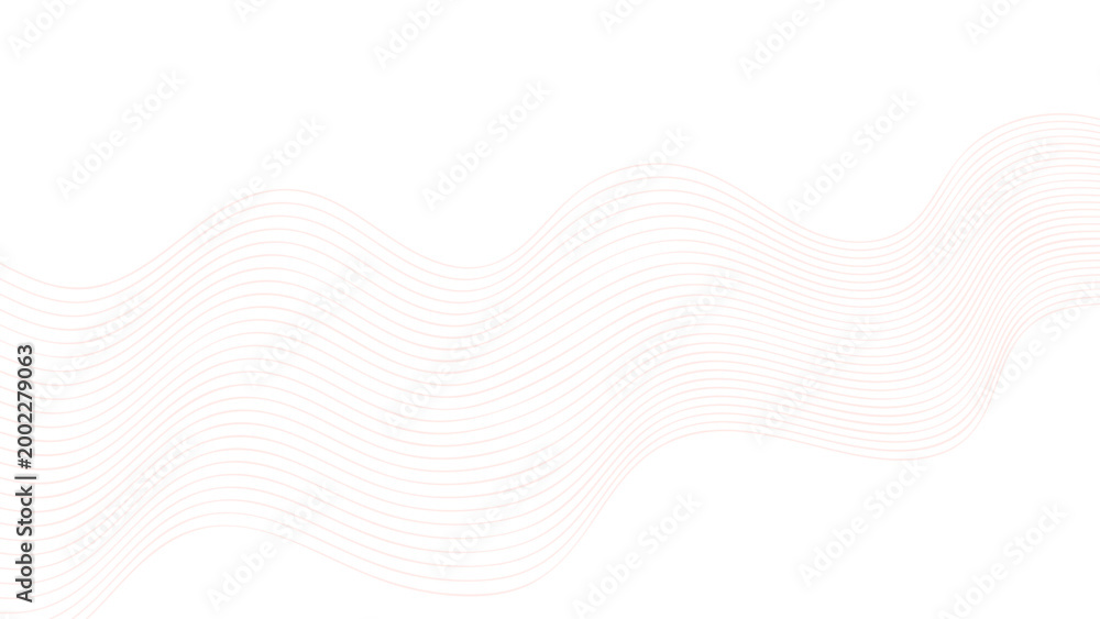 Fototapeta premium Luxury Minimal Beige Wavy Lines Background, Abstract Nude Gradient Wave Pattern, Elegant Neutral Flow Texture