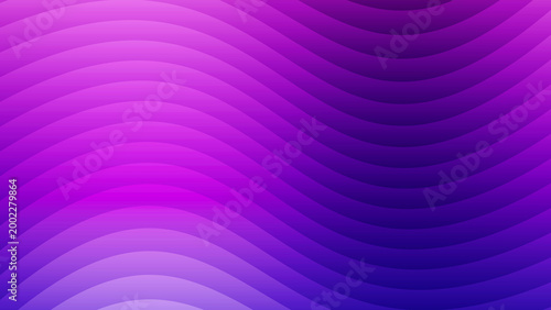 Abstract purple pink magenta gradient background with smooth layered wavy curved lines, vibrant colorful wave pattern for modern design