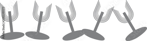 Watch Till End text overlay on green screen background, social media call to action phrase, viral video engagement message for content creators