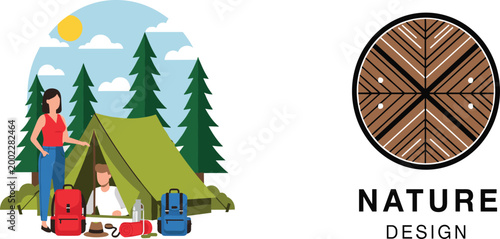 Mental health and focus vector set featuring human brain with light bulb gear and mindfulness silhouettes for creative thinking and psychological wellness.