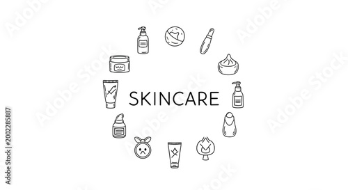 Skincare products and beauty treatments.