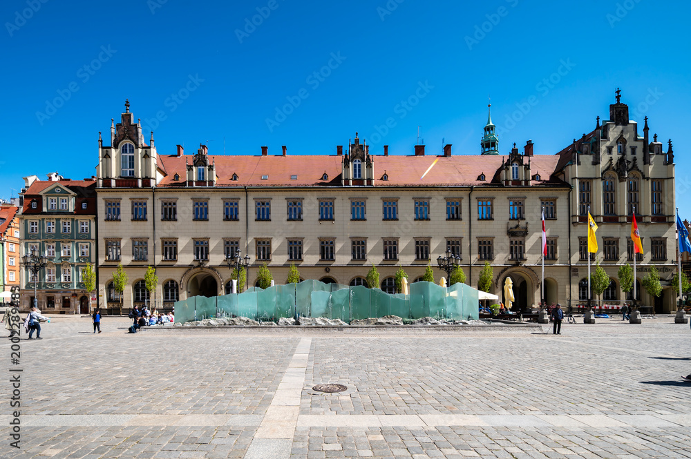 Fototapeta premium Rynek Starego Miasta, Wrocław, Polska