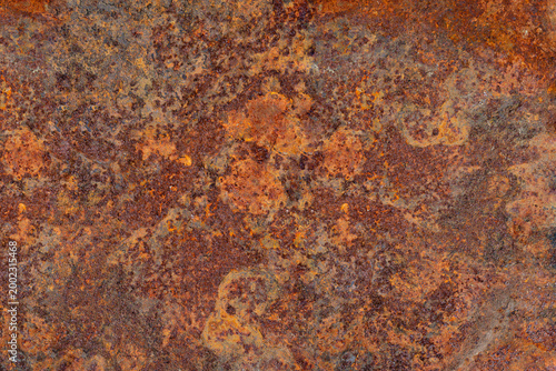 Panoramic Grunge Rust Metal Texture Background