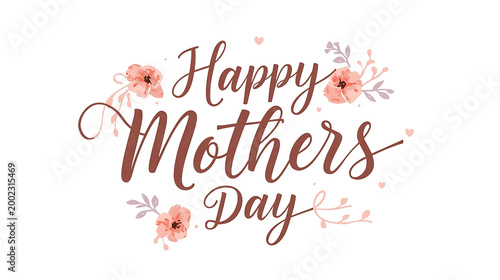 Happy Mother’s Day Celebration Design Featuring Love, Gratitude, Floral Elements, and Warm Emotional Expression for Honoring Mothers Worldwide
