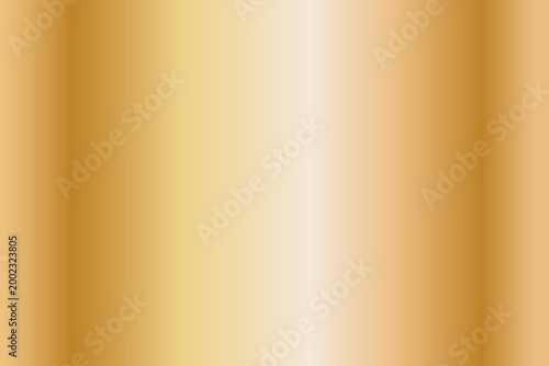 Metallic foil texture gold, bronze, copper gradient background. Shiny metal collection graphic design, vector illustration.