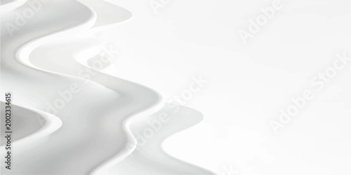 White abstract question mark background with snowy winter ice and blue cloud texture with smooth white line patterns