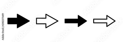 Arrow icon vector illustration. Arrow sign and symbol for web design.