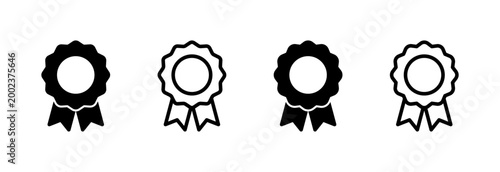 Badge icon vector illustration. Awards icon vector. Achieve sign and symbols. Stamp