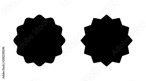 Badge icon set vector. Awards icon vector. Achieve sign and symbols. Stamp