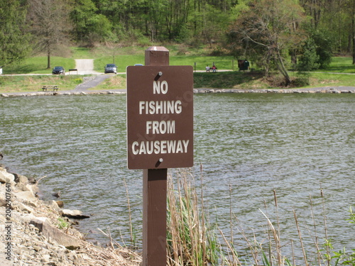 no swimming sign