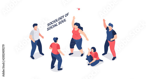 Group of diverse people playing together, enjoying social interaction.