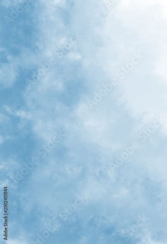Blue Sky Cloud Background | Minimal Soft Gradient Sky Texture for Design Mockups