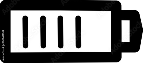 満タンに近い、黒いバッテリーアイコン