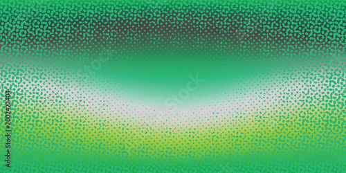 Latar belakang tekstur berwarna kuning, biru, hijau, risograf. Efek vektor halftone. Tekstur yang berisik.